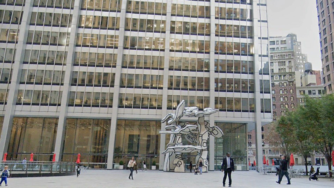 Front of the Liberty Specialty Markets office building in New York City
