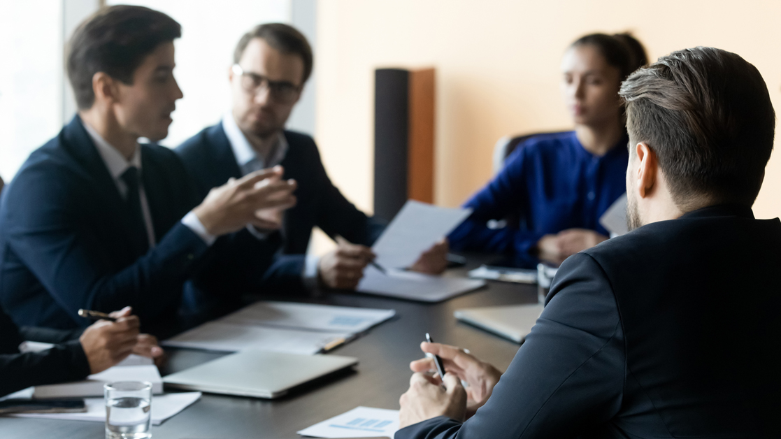 board room meeting